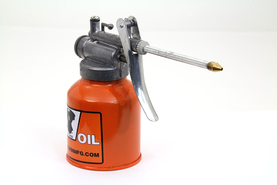 Motorshop #68310 - V-Twin Metal Squirt Oil Can