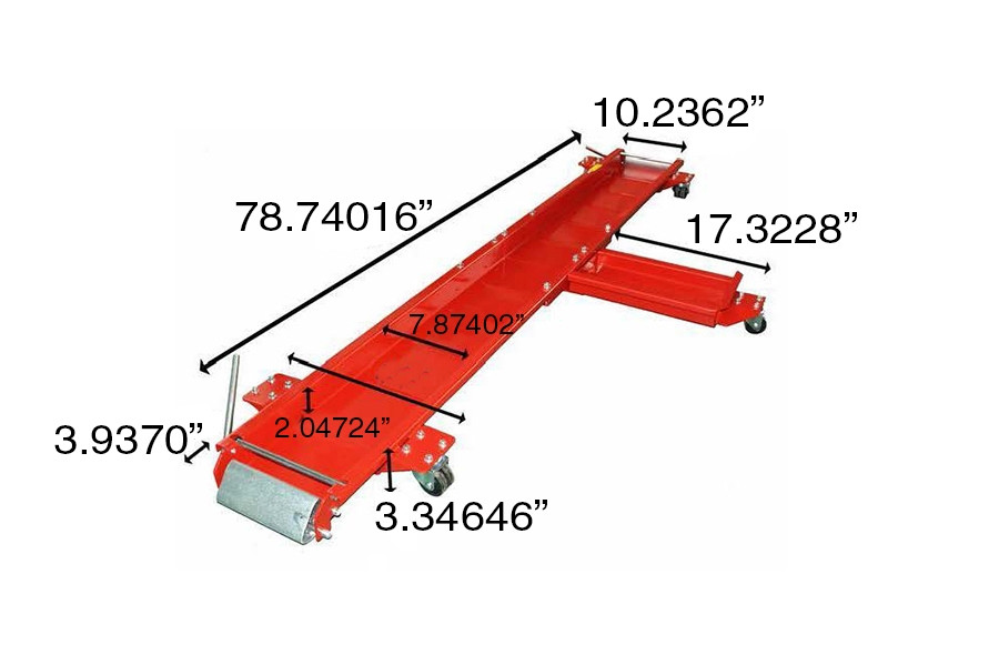 Motorshop #ZD04806A - Motorcycle Roller Dolly Lift Tool