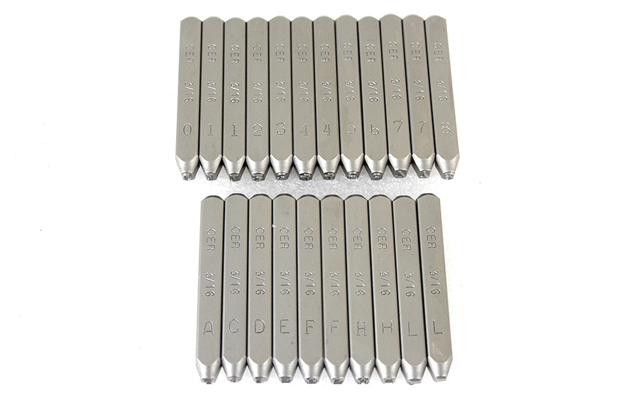 Motorshop - Motor Number Stamp Set
