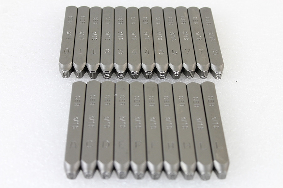 Motorshop - Motor Number Stamp Set