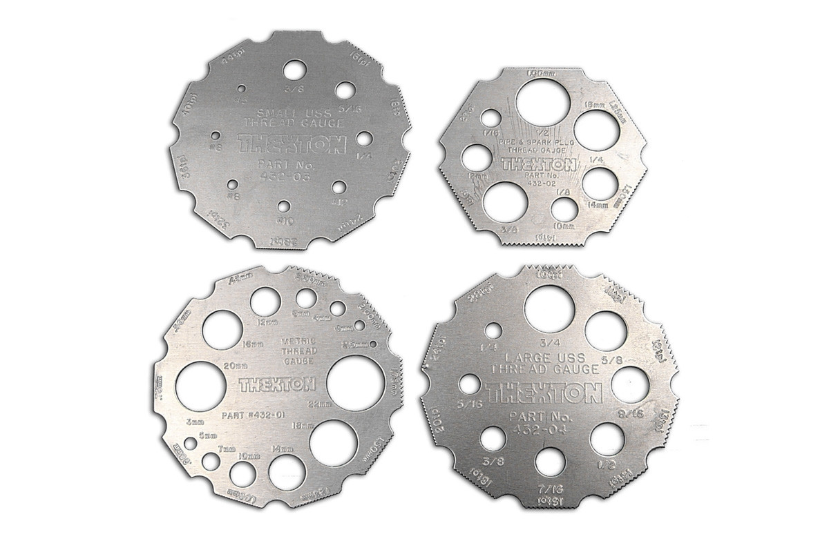 Thexton #432 *MIN 12* - Universal Thread Gauge Set
