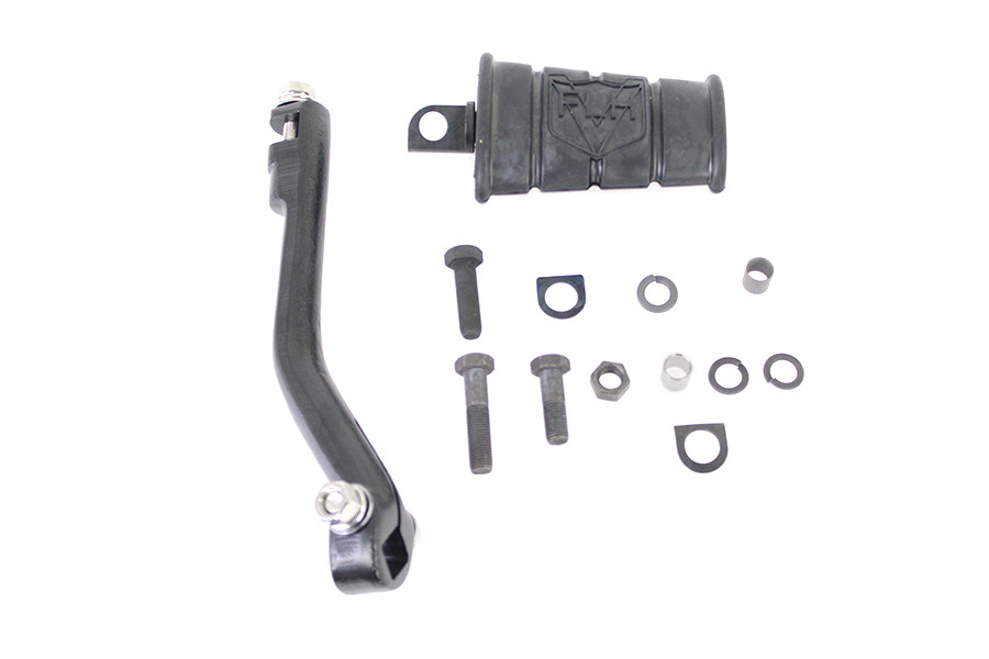 V-Twin - Kick Starter Arm and Pedal Kit Black
