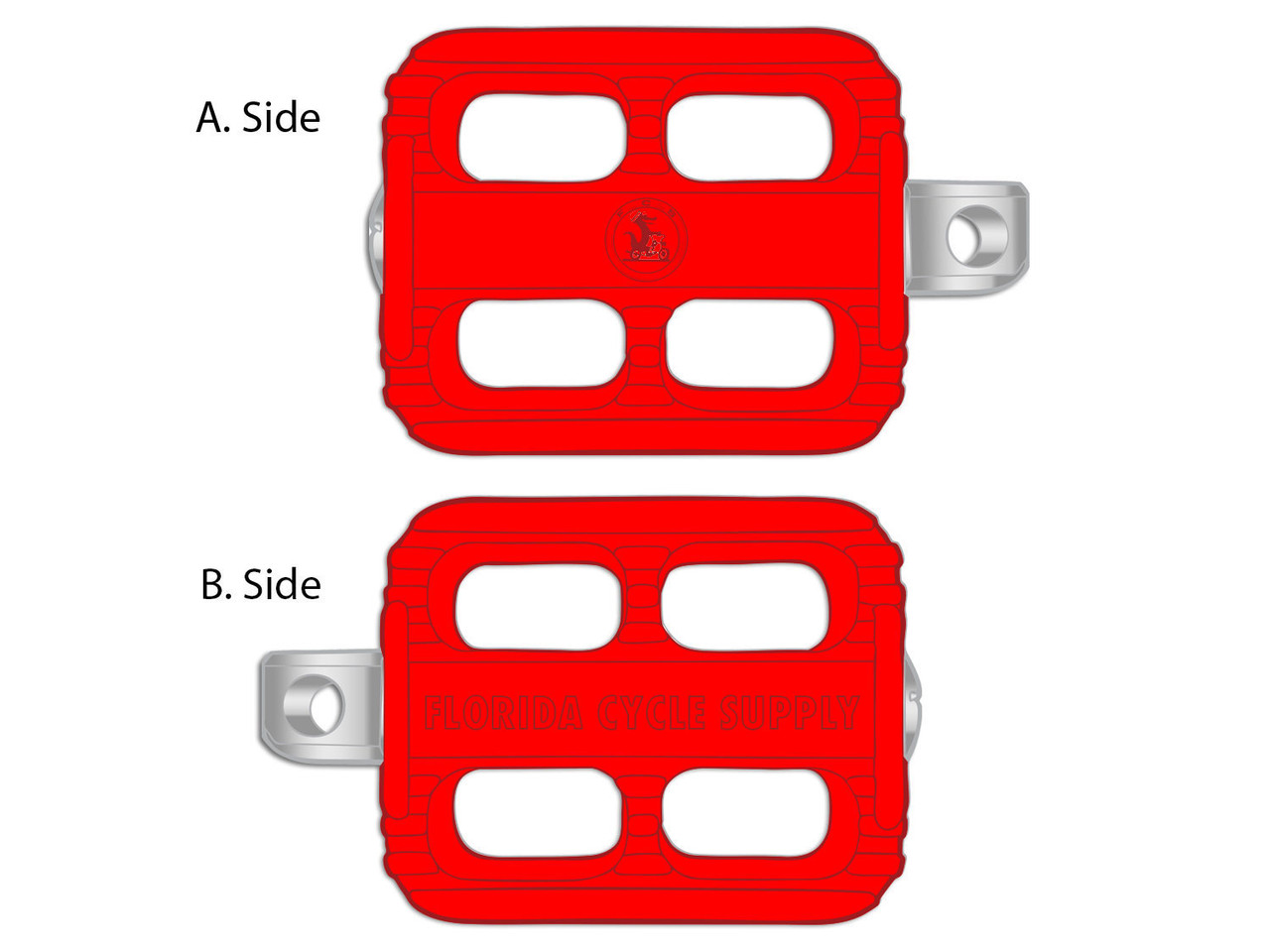 V-Twin - Kick Starter Pedal Assembly Red