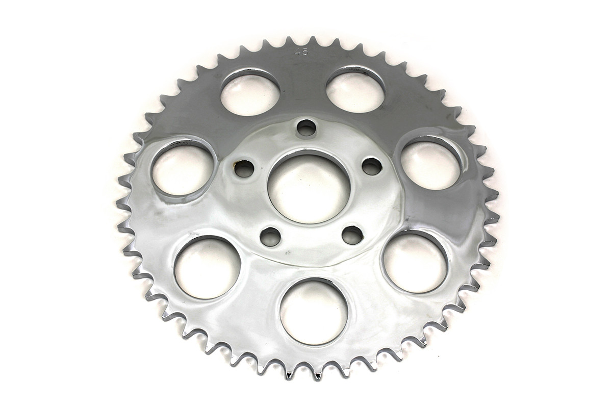 York #26-0107-45 - Rear Sprocket Chrome 45 Tooth