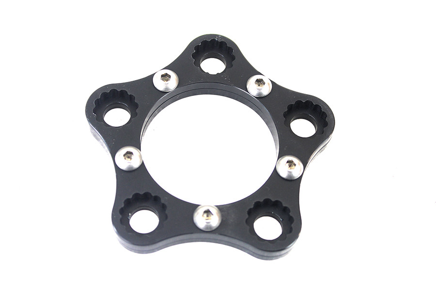 V-Twin #78502B - Rear Sprocket or Pulley Lock Ring Kit Black