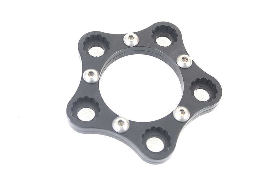 V-Twin #78502B - Rear Sprocket or Pulley Lock Ring Kit Black