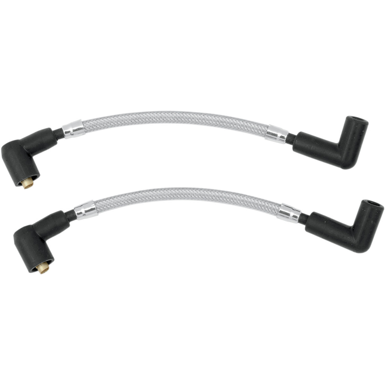 Spark Plug Wires - Polished Stainless - FXR