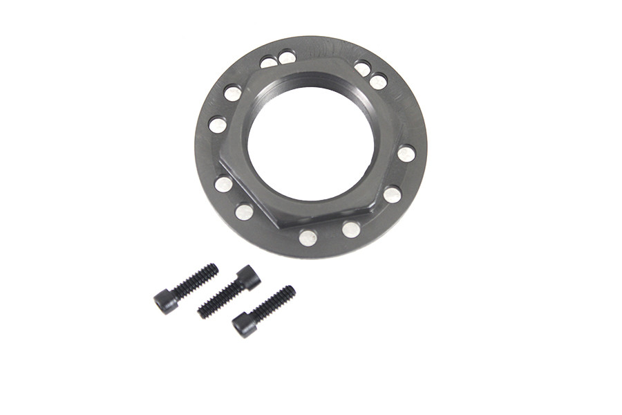 V-Twin - Hex Flange Sprocket Nut Black