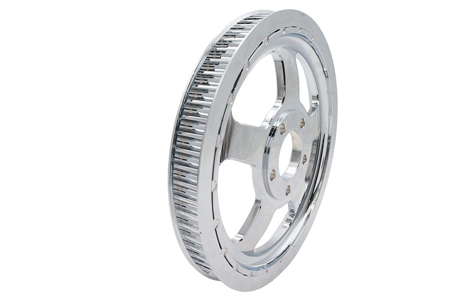 V-Twin #191443 - Rear Drive Pulley 68 Tooth Chrome