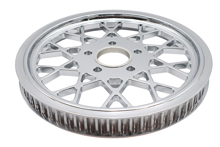 Ultima #94-602 - Classic Spoke Rear Drive Pulley 65 Tooth Chrome
