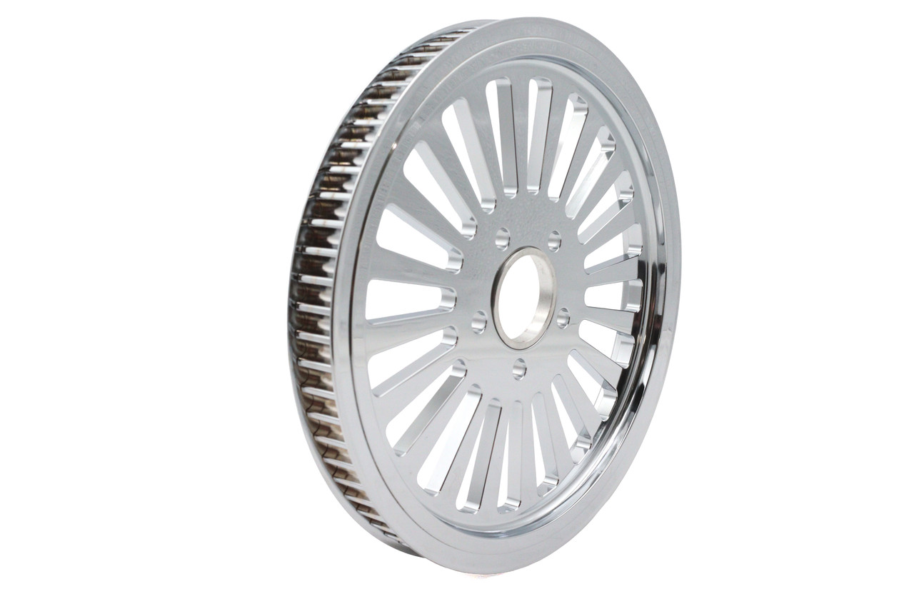 Ultima #94-607 - King Spoke Rear Drive Pulley 70 Tooth Chrome