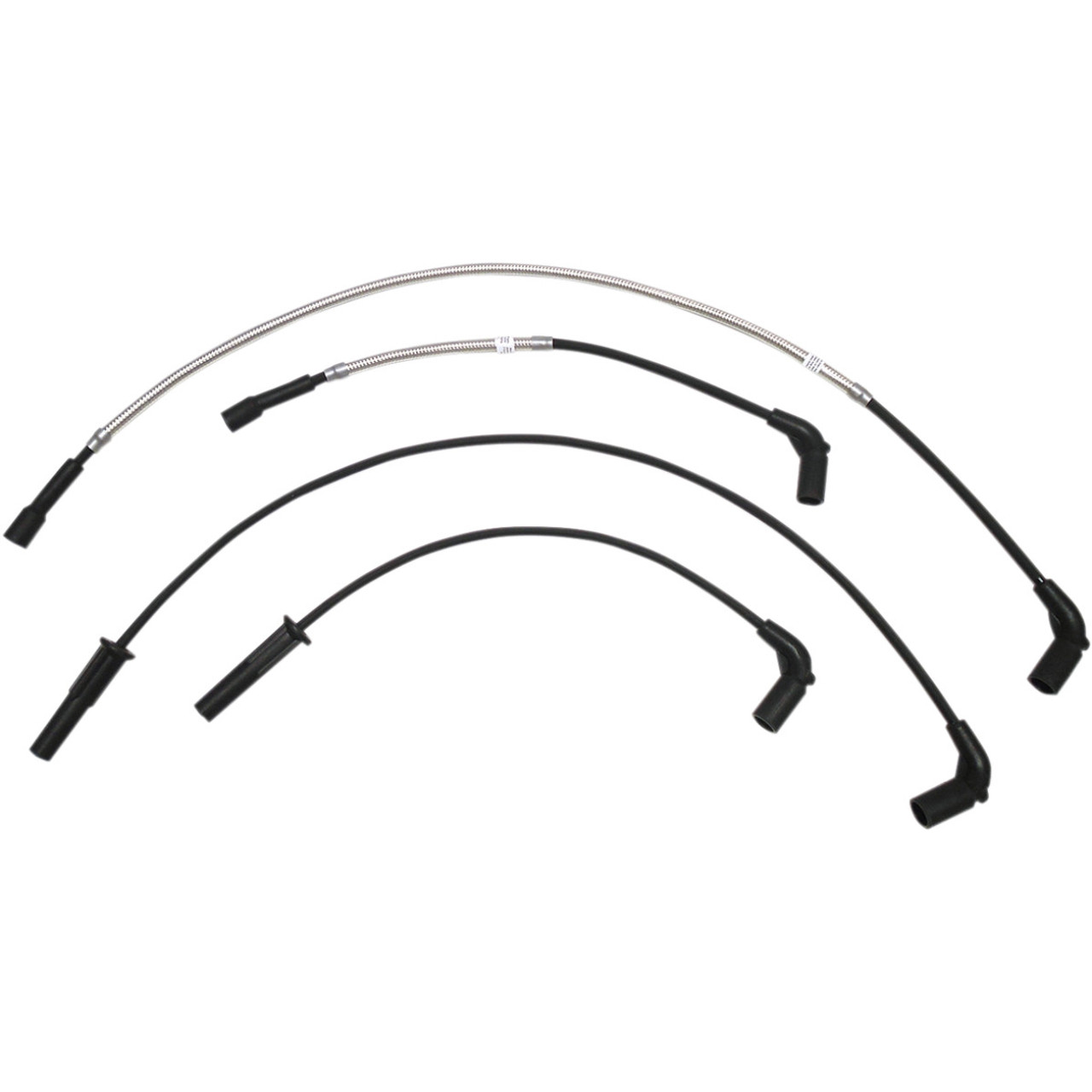 Spark Plug Wire Set - Polished Stainless - FL 17+