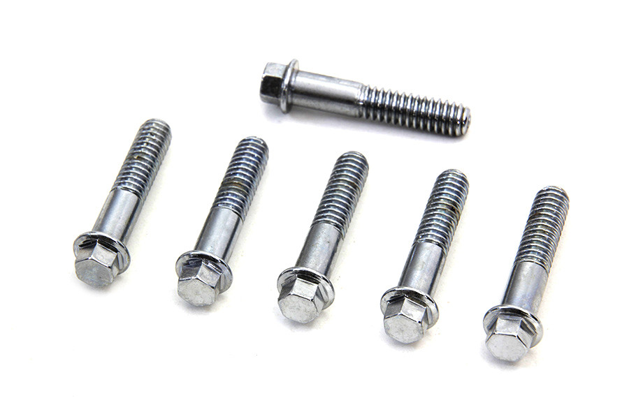 Colony - D-Ring Chrome Rocker Arm Cover Screw Set