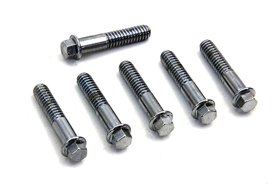 Colony - D-Ring Chrome Rocker Arm Cover Screw Set