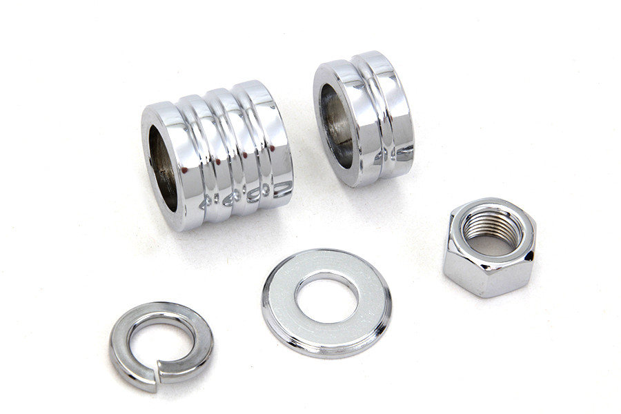 Colony - Front Axle Spacer Kit Groove Style Chrome