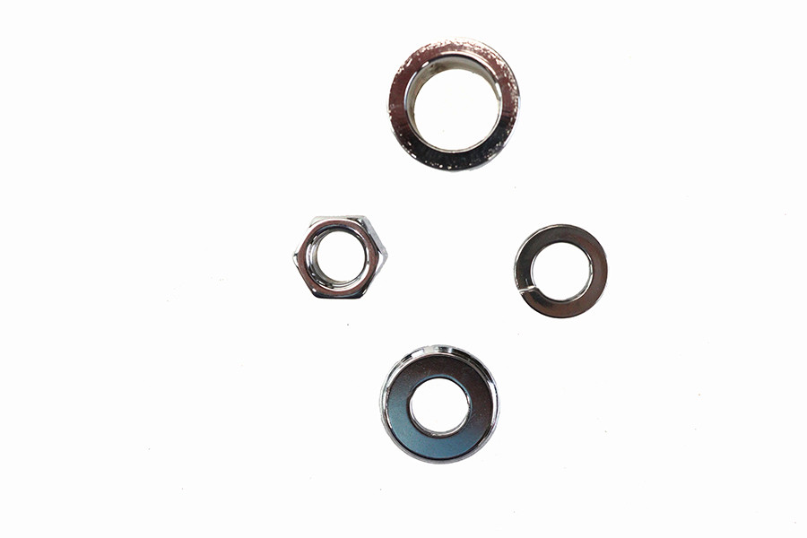 Colony - Front Axle Spacer Kit Groove Style Chrome