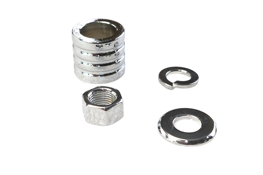 Colony - Front Axle Spacer Kit Groove Style Chrome