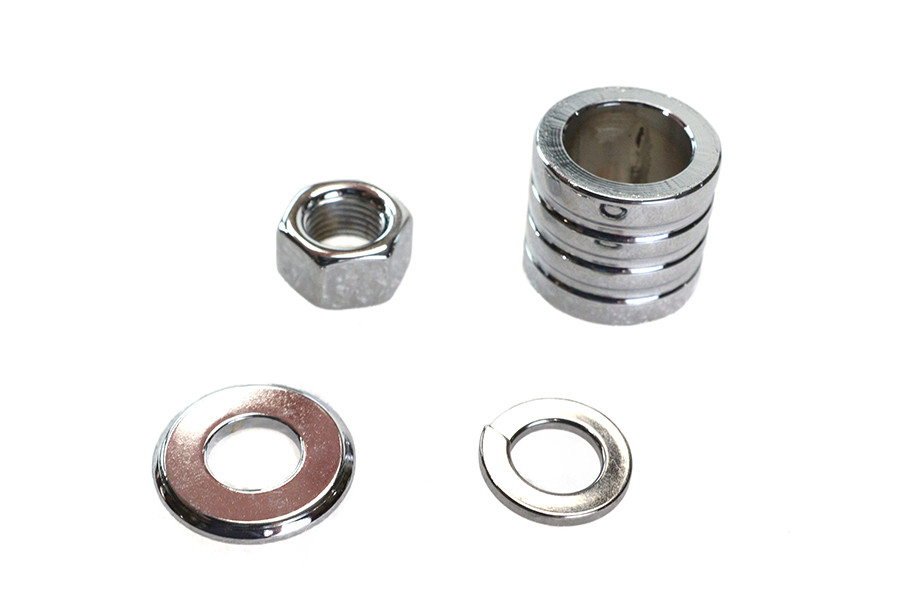 Colony - Front Axle Spacer Kit Groove Style Chrome
