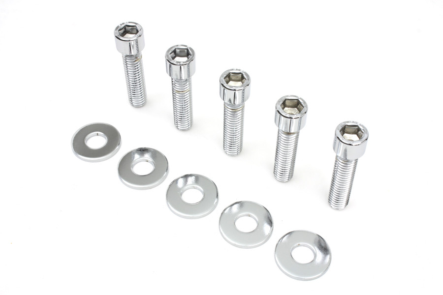 V-Twin - Rear Pulley Bolt and Washer Kit Allen Style