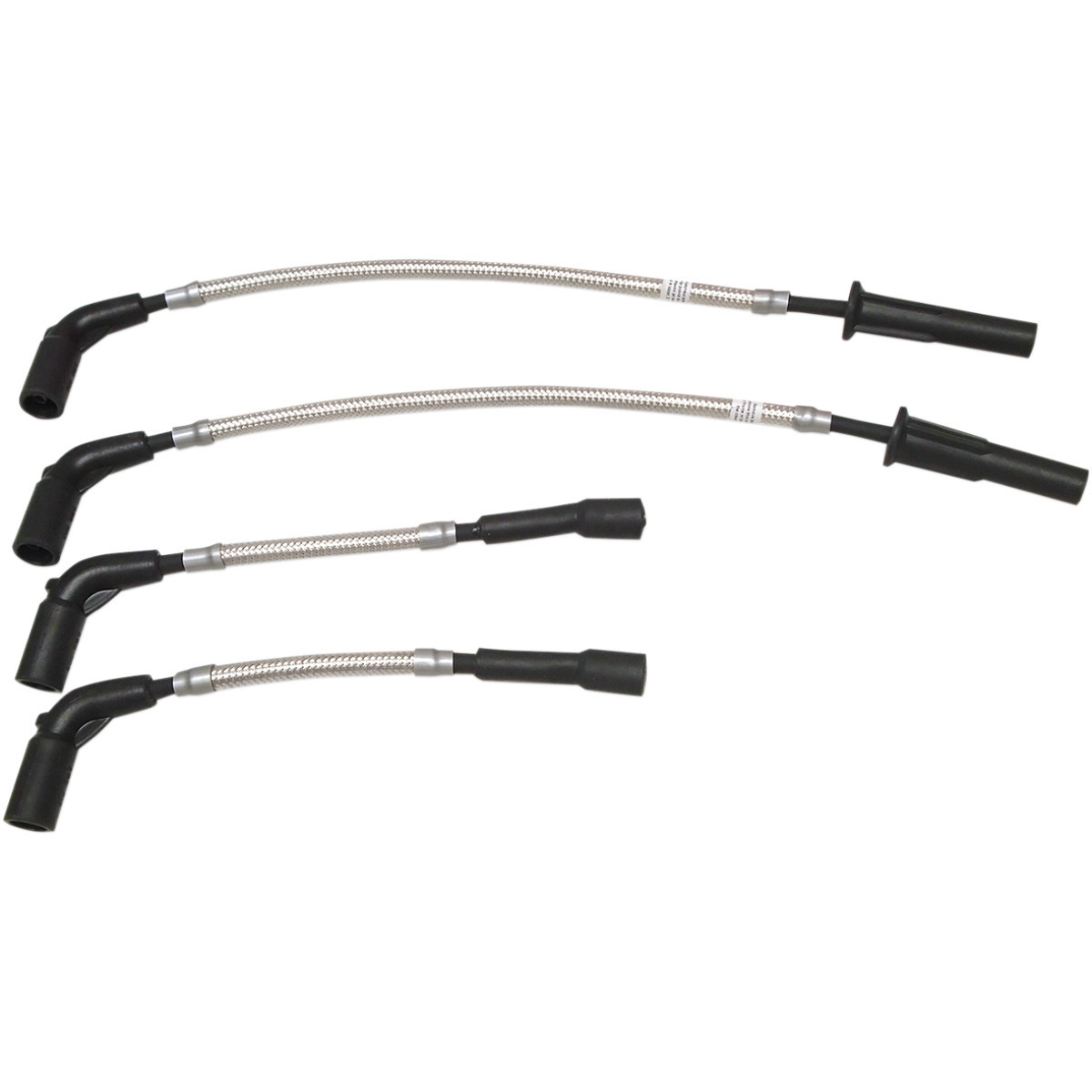 Magnum Shielding #3047S - Spark Plug Wire Set - Polished Stainless - FL/FX