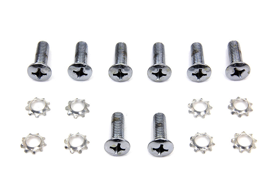 Colony - Tappet Block Screw Kit Chrome