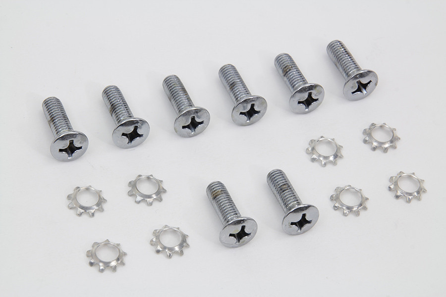 Colony - Tappet Block Screw Kit Chrome