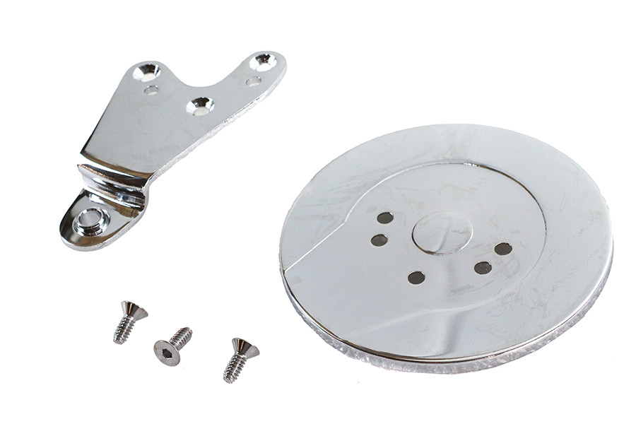 V-Twin - Dust Shield and Shifter Lever Set Chrome