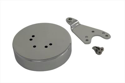 V-Twin #70882 - Dust Shield Cover and Shifter Lever Set Chrome