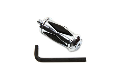 V-Twin #07871 - Shifter Footpeg Chrome Diamond Shape