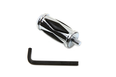 V-Twin #07871 - Shifter Footpeg Chrome Diamond Shape