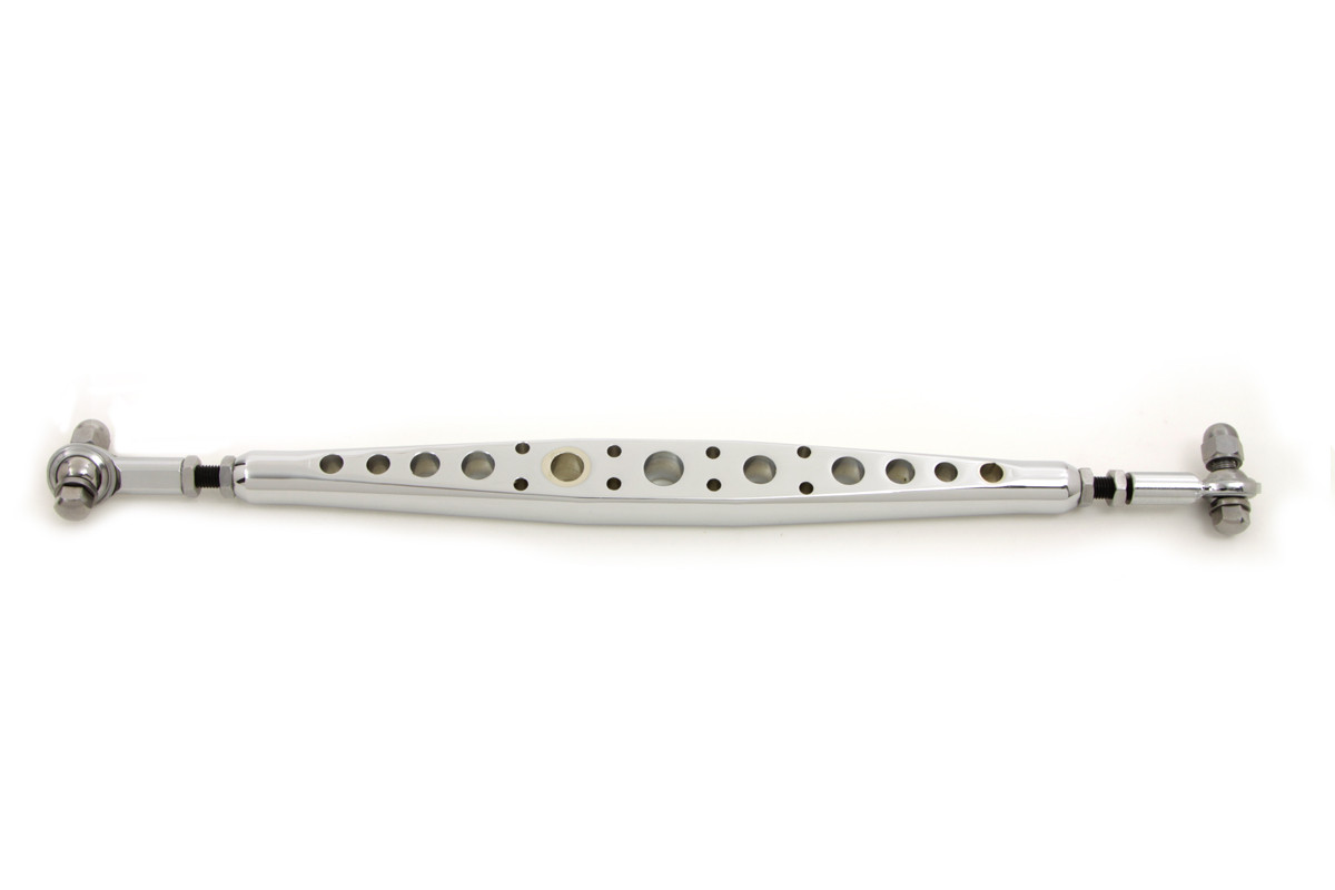Wyatt Gatling #8724 - Chrome Drilled Shifter Rod, 3 inch Extended