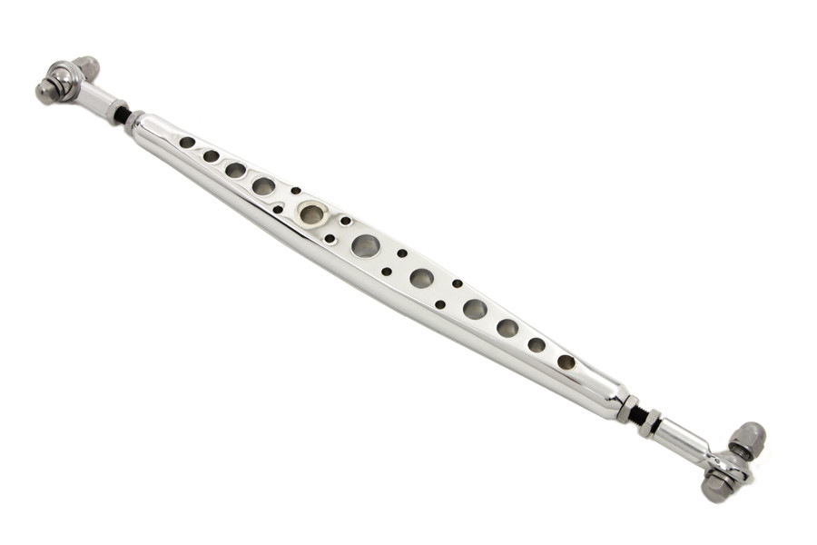 Wyatt Gatling #8724 - Chrome Drilled Shifter Rod, 3 inch Extended