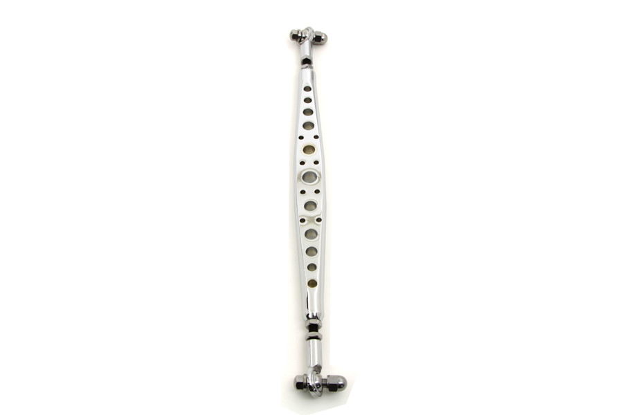 Wyatt Gatling #8724 - Chrome Drilled Shifter Rod, 3 inch Extended