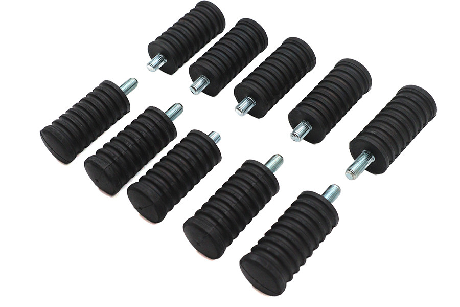 V-Twin #16-022/4(5) - Shifter Footpeg Black Rubber