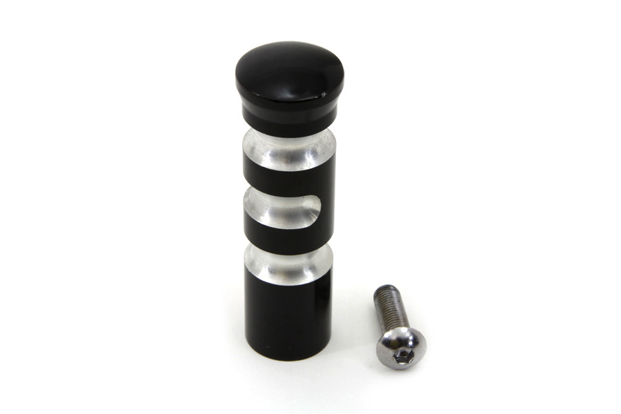 Wyatt Gatling #9038 - Black Contour Grooved Shifter Peg