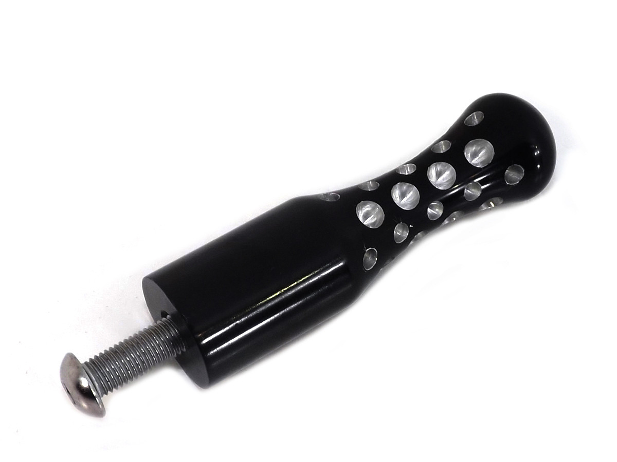 Wyatt Gatling #8860 - Black Agostinni Shifter Footpeg Contour Style
