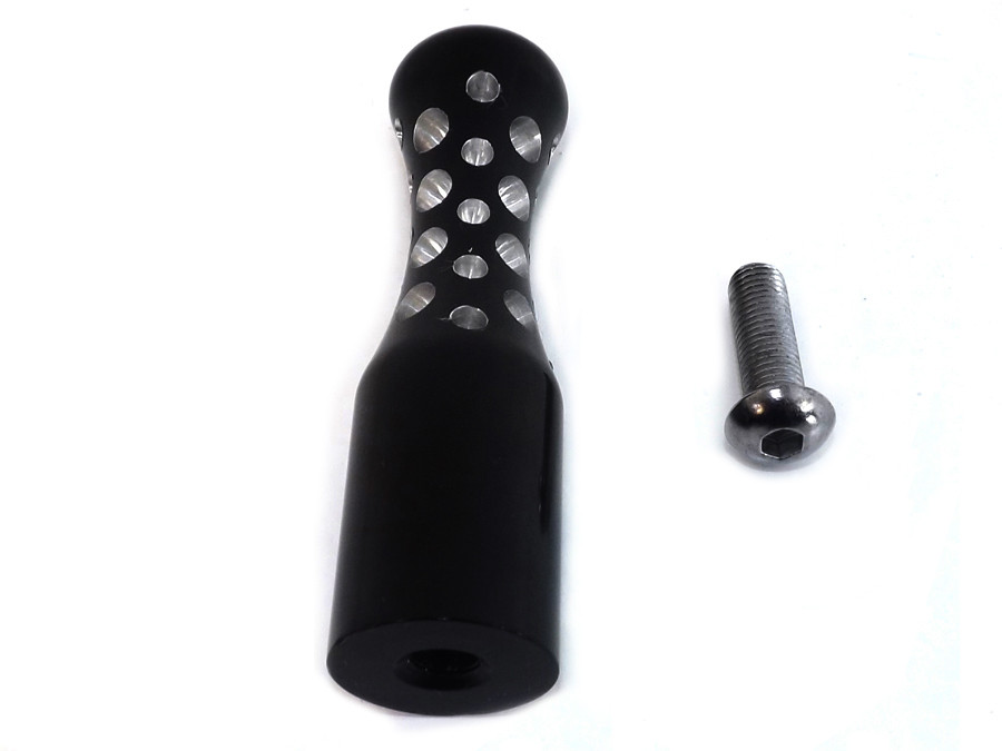 Wyatt Gatling #8860 - Black Agostinni Shifter Footpeg Contour Style