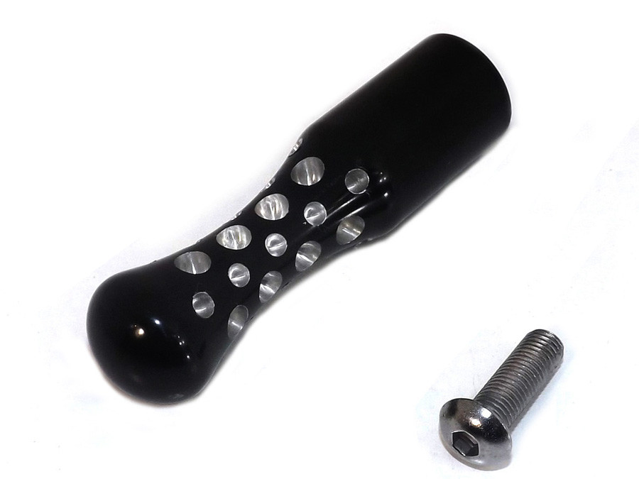 Wyatt Gatling #8860 - Black Agostinni Shifter Footpeg Contour Style