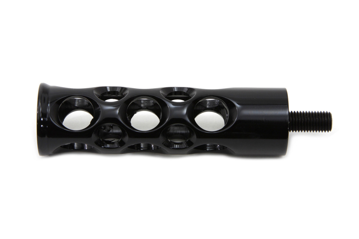 V-Twin #5591 - Black Swiss Cheese Shifter Peg
