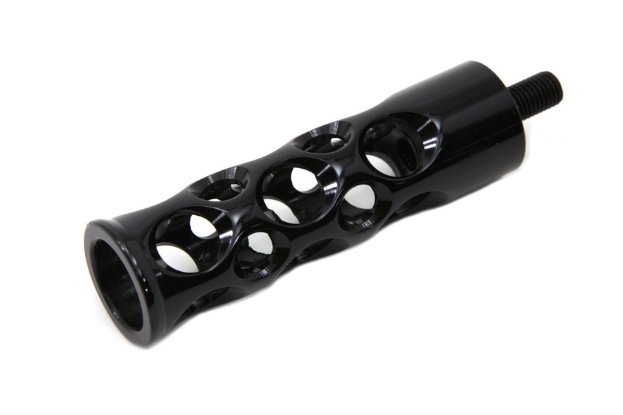 V-Twin #5591 - Black Swiss Cheese Shifter Peg