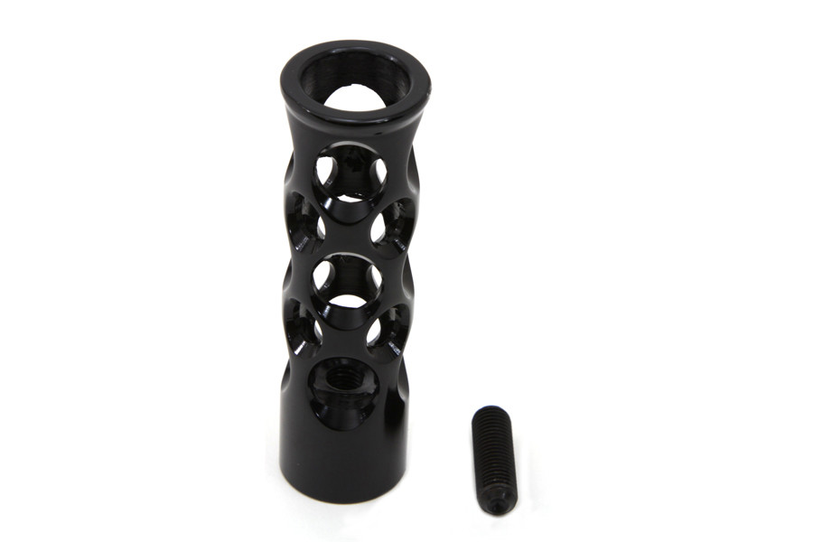 V-Twin #5591 - Black Swiss Cheese Shifter Peg