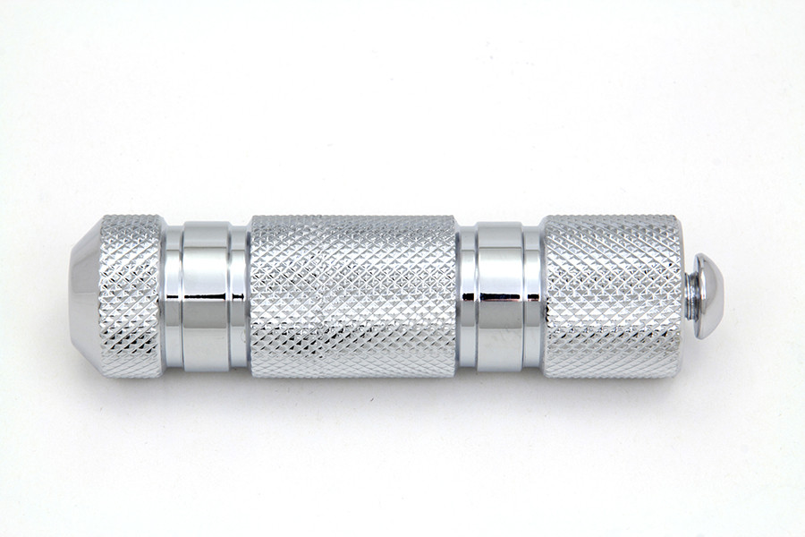 V-Twin - Chrome Knurled Four Grooved Shifter Peg