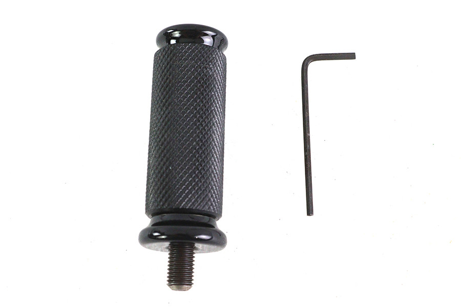 V-Twin #78927B - 2.5 Long Black Shifter Footpeg