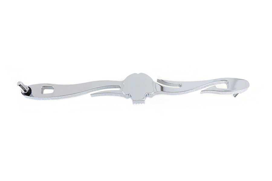 V-Twin #78289 - Chrome Shifter Rod Skull Style