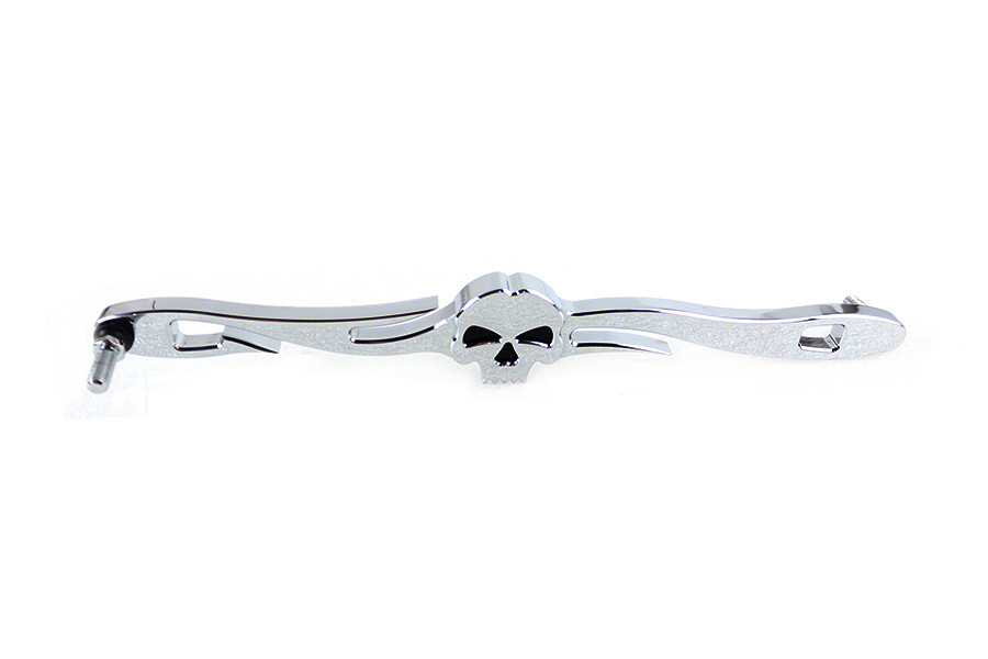V-Twin #78289 - Chrome Shifter Rod Skull Style