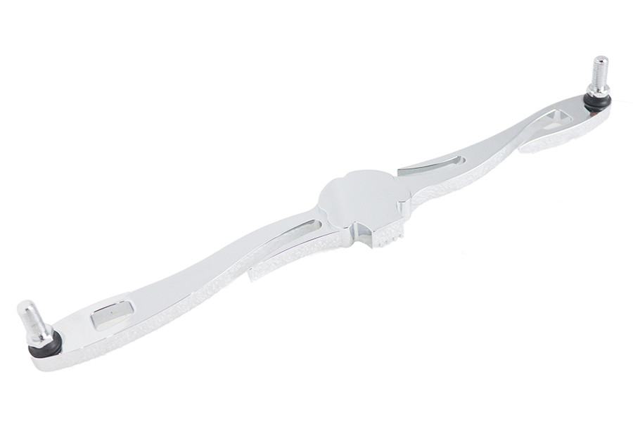 V-Twin #78290 - Chrome Shifter Rod Skull Style