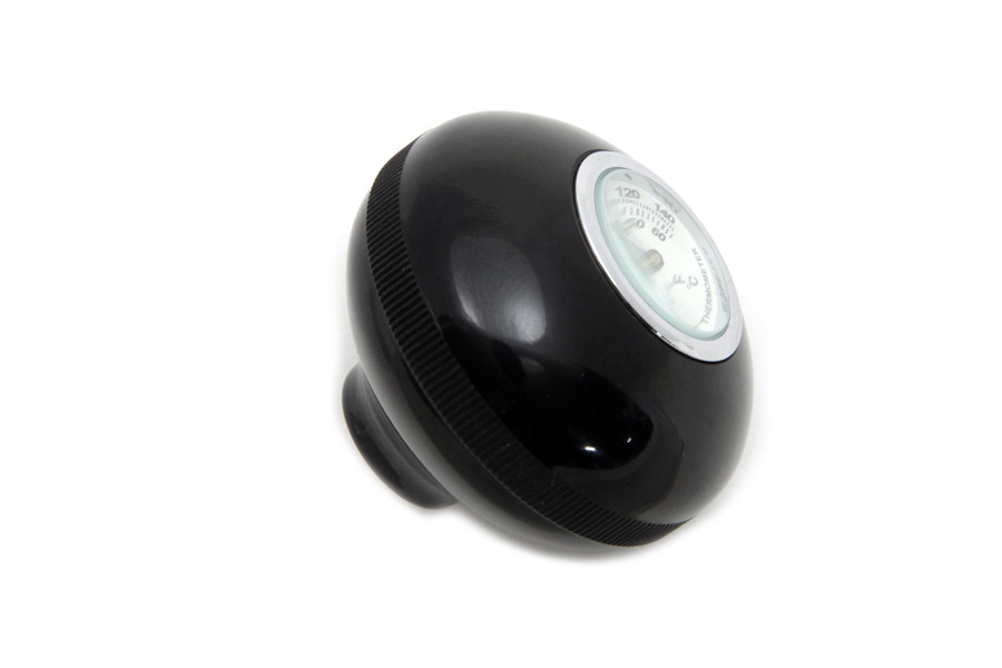 V-Twin - Large Black Shifter Knob with Temperature Gauge