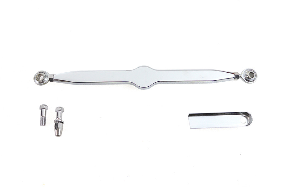 V-Twin - 12 inch Skull Shift Rod Kit Chrome