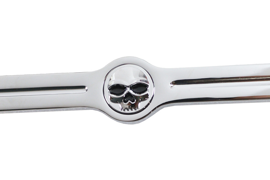 V-Twin - 12 inch Skull Shift Rod Kit Chrome