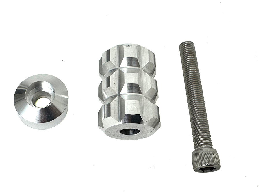 V-Twin #78945C - Grate Shifter Footpeg Chrome